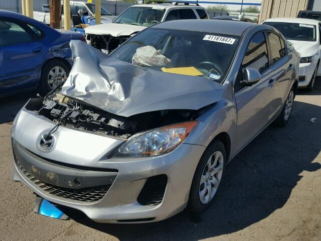 JM1BL1UP7D1823716 - 2013 MAZDA 3 I SILVER photo 2