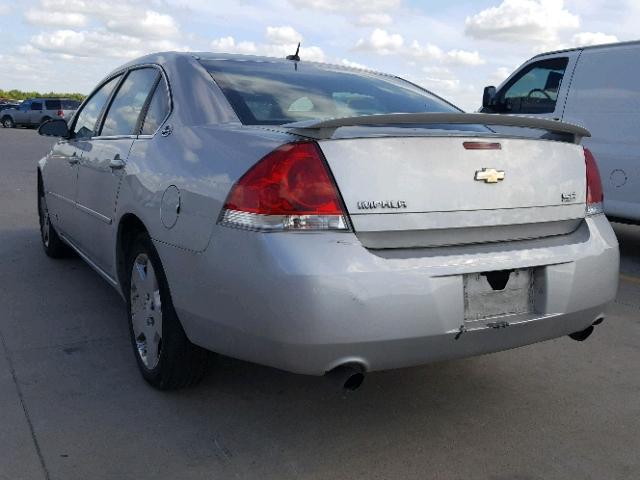 2G1WD58C969207326 - 2006 CHEVROLET IMPALA SUP 灰色 照片 3