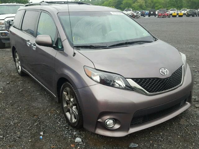 5TDXK3DC2DS385904 - 2013 TOYOTA SIENNA SPO GRAY photo 1