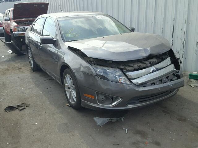 3FAHP0JA1CR116808 - 2012 FORD FUSION SEL GRAY photo 1