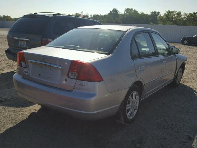 1HGES26713L007527 - 2003 HONDA CIVIC SILVER photo 4