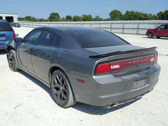2B3CL3CG9BH544818 - 2011 DODGE CHARGER CHARCOAL photo 3
