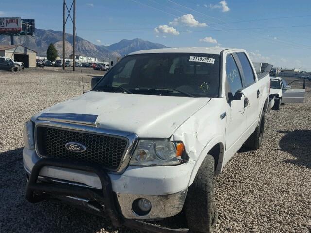 1FTPW14V97FB54545 - 2007 FORD F150 SUPER WHITE photo 2