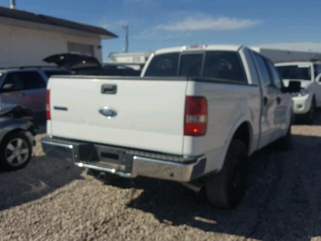 1FTPW14V97FB54545 - 2007 FORD F150 SUPER WHITE photo 4