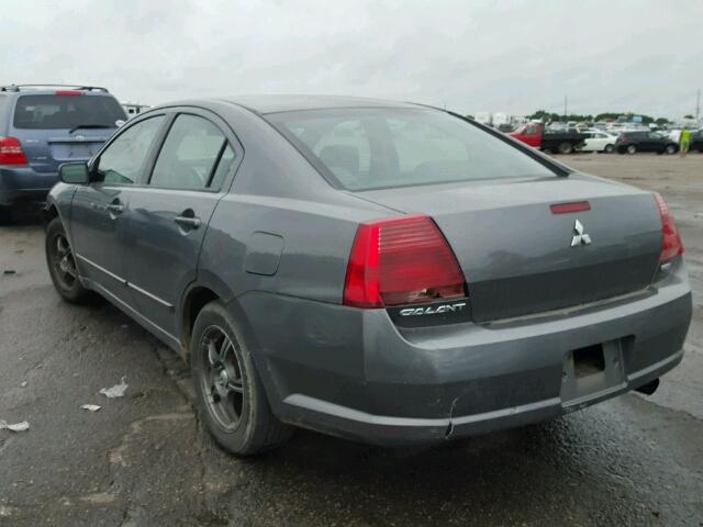 4A3AB36F64E134013 - 2004 MITSUBISHI GALANT ES GRAY photo 3