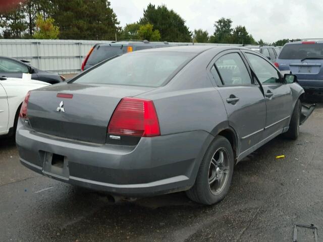 4A3AB36F64E134013 - 2004 MITSUBISHI GALANT ES GRAY photo 4