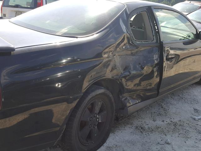 2G1WM15K069243233 - 2006 CHEVROLET MONTE CARL შავი ფოტო 9