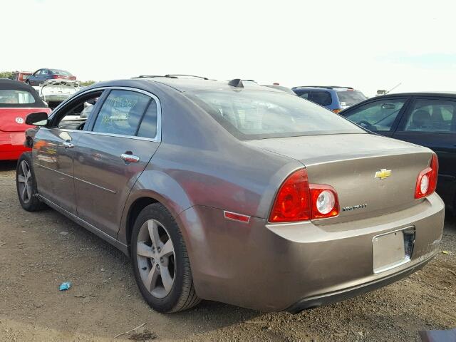 1G1ZC5E02CF317972 - 2012 CHEVROLET MALIBU BROWN photo 3