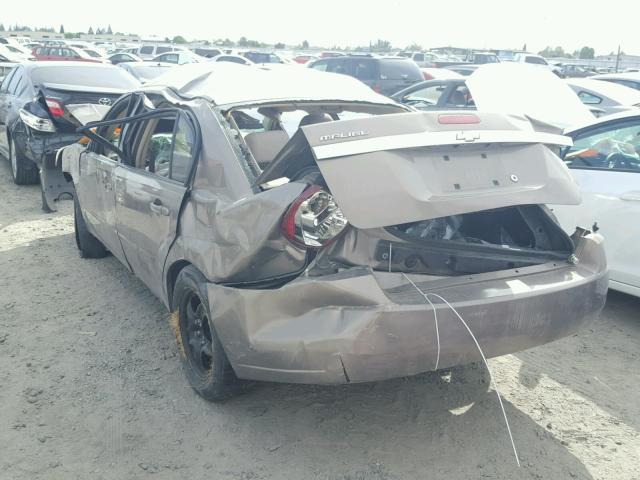 1G1ZT58F47F214235 - 2007 CHEVROLET MALIBU BROWN photo 3