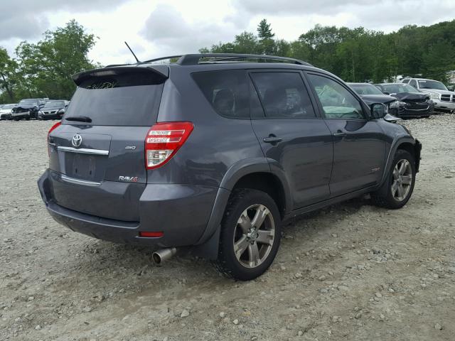 JTMRF4DV3B5037276 - 2011 TOYOTA RAV4 SPORT GRAY photo 4