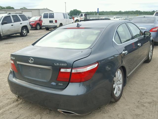 JTHCL46F495003960 - 2009 LEXUS LS 460 GREEN photo 4