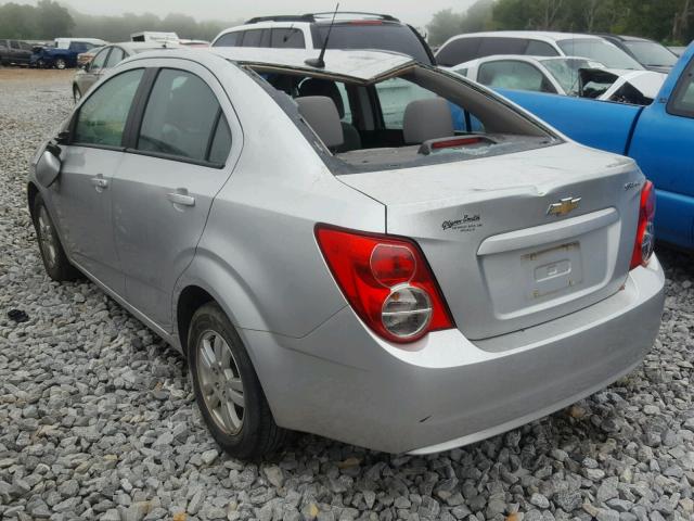 1G1JA5SH1C4204362 - 2012 CHEVROLET SONIC LS SILVER photo 3