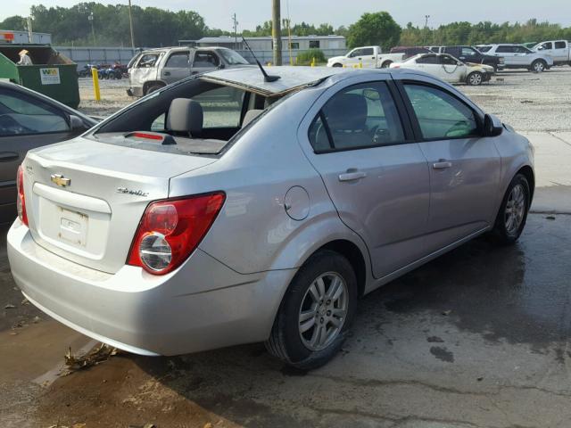 1G1JA5SH1C4204362 - 2012 CHEVROLET SONIC LS SILVER photo 4