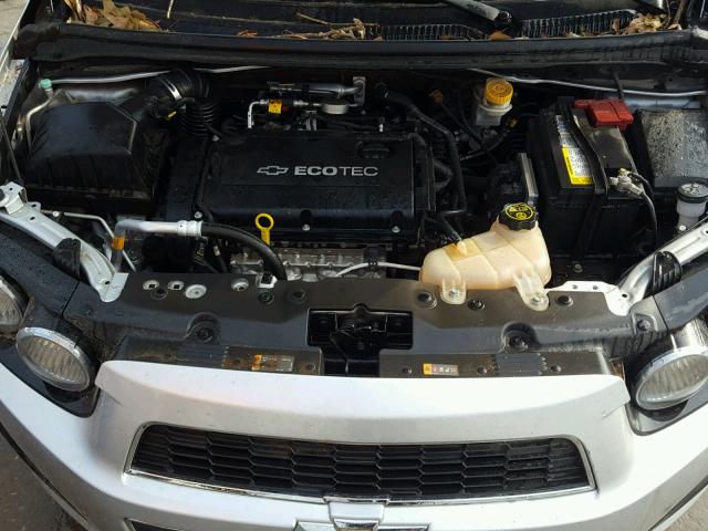 1G1JA5SH1C4204362 - 2012 CHEVROLET SONIC LS SILVER photo 7