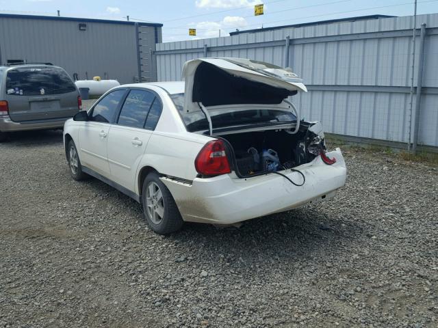 1G1ZT54805F233918 - 2005 CHEVROLET MALIBU LS WHITE photo 3