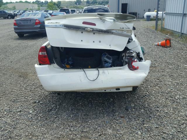 1G1ZT54805F233918 - 2005 CHEVROLET MALIBU LS WHITE photo 9