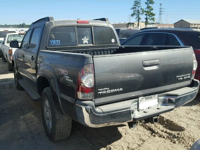 3TMJU62N19M077796 - 2009 TOYOTA TACOMA CHARCOAL photo 3