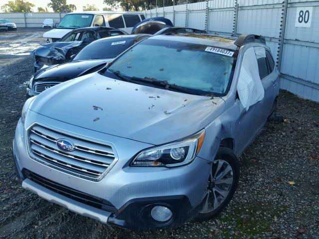 4S4BSALC7G3300864 - 2016 SUBARU OUTBACK 2. SILVER photo 2