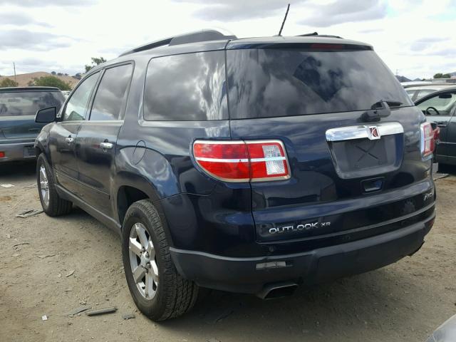 5GZEV23757J106216 - 2007 SATURN OUTLOOK XR ლურჯი ფოტო 3