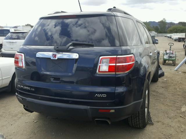 5GZEV23757J106216 - 2007 SATURN OUTLOOK XR ლურჯი ფოტო 4