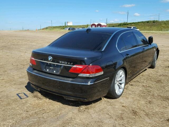 WBAHN035X7DD98736 - 2007 BMW 760 BLACK photo 4