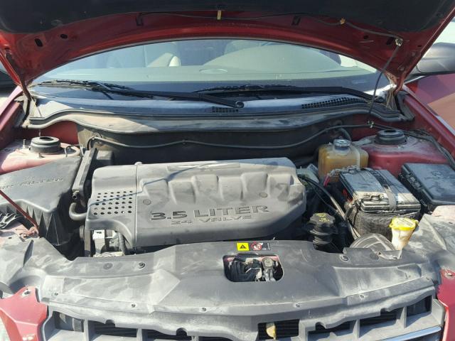 2C4GM68455R491742 - 2005 CHRYSLER PACIFICA T MAROON photo 7