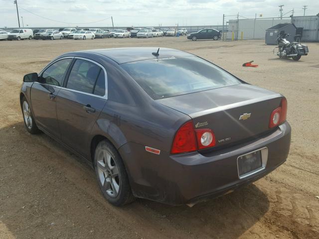 1G1ZB5EB6A4136242 - 2010 CHEVROLET MALIBU LS ნაცრისფერი ფოტო 3