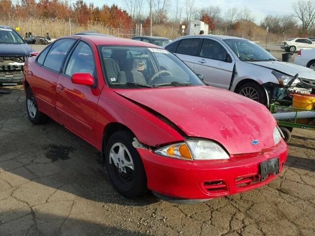 1G1JF524027332667 - 2002 CHEVROLET CAVALIER L RED photo 1