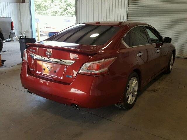 1N4AL3AP0DN499289 - 2013 NISSAN ALTIMA 2.5 BURGUNDY photo 4