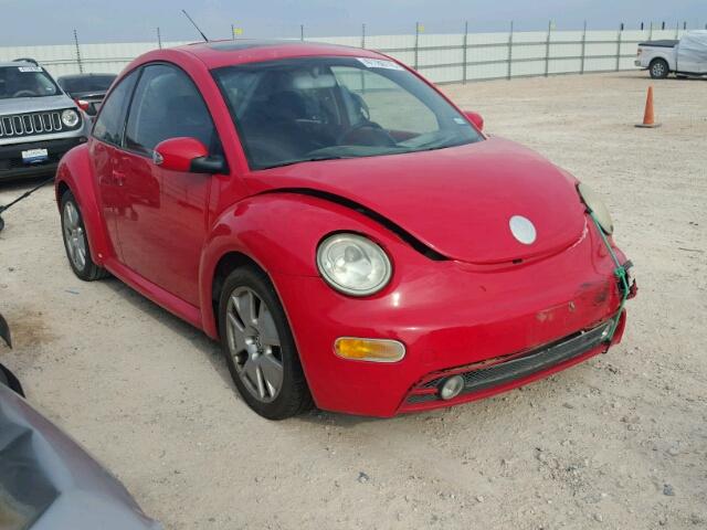 3VWCK21C94M401011 - 2004 VOLKSWAGEN NEW BEETLE წითელი ფოტო 1