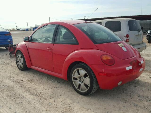 3VWCK21C94M401011 - 2004 VOLKSWAGEN NEW BEETLE წითელი ფოტო 3