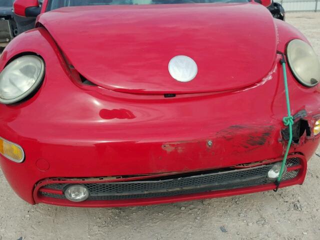 3VWCK21C94M401011 - 2004 VOLKSWAGEN NEW BEETLE წითელი ფოტო 7