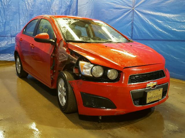 1G1JB5SH6C4175356 - 2012 CHEVROLET SONIC LS 红色 照片 1