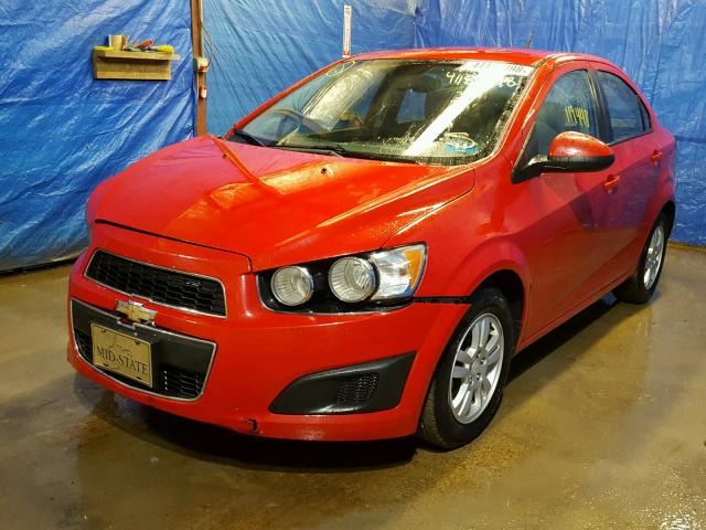1G1JB5SH6C4175356 - 2012 CHEVROLET SONIC LS 红色 照片 2