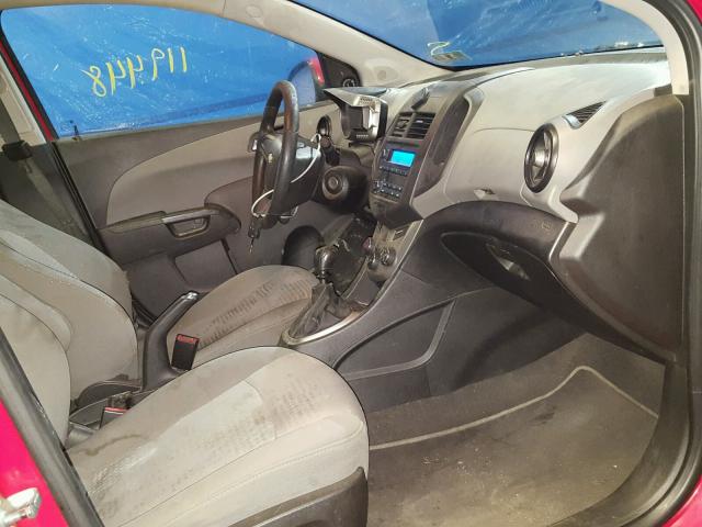 1G1JB5SH6C4175356 - 2012 CHEVROLET SONIC LS 红色 照片 5