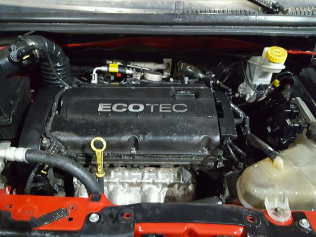 1G1JB5SH6C4175356 - 2012 CHEVROLET SONIC LS 红色 照片 7