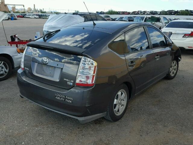 JTDKB20UX83317117 - 2008 TOYOTA PRIUS CHARCOAL photo 4