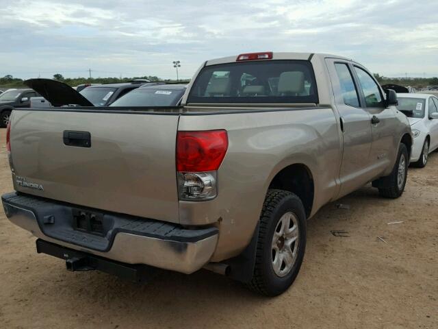 5TFRU54118X016027 - 2008 TOYOTA TUNDRA DOU GOLD photo 4