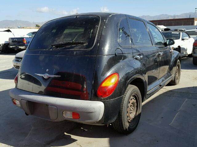 3C4FY48B02T272232 - 2002 CHRYSLER PT CRUISER BLACK photo 4