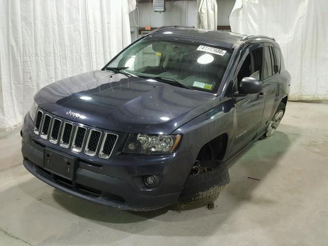 1C4NJDBB4ED800146 - 2014 JEEP COMPASS SP BLACK photo 2