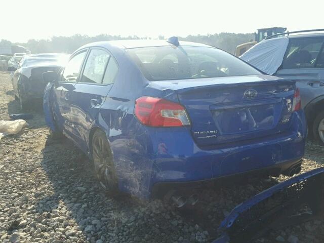 JF1VA1E67G9821176 - 2016 SUBARU WRX PREMIU BLUE photo 3