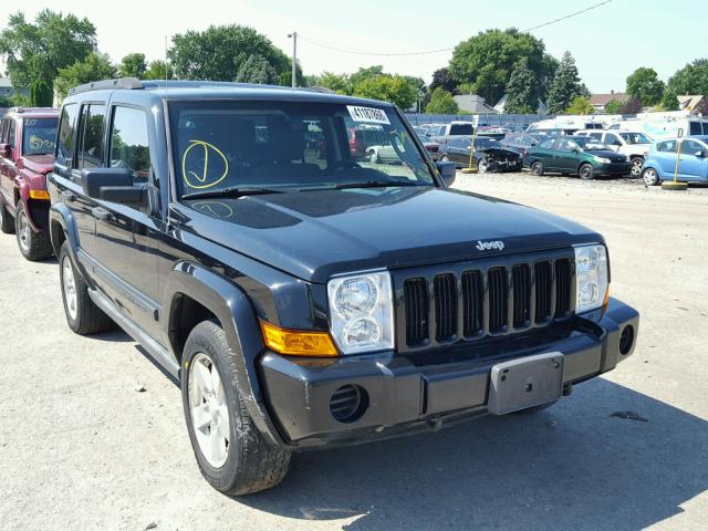 1J8HG48K06C131389 - 2006 JEEP COMMANDER შავი ფოტო 1