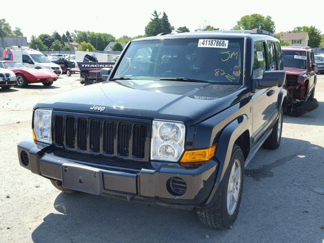1J8HG48K06C131389 - 2006 JEEP COMMANDER შავი ფოტო 2