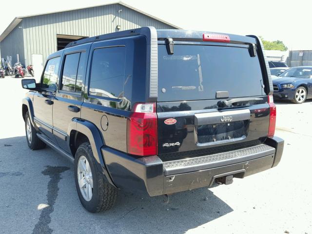 1J8HG48K06C131389 - 2006 JEEP COMMANDER შავი ფოტო 3