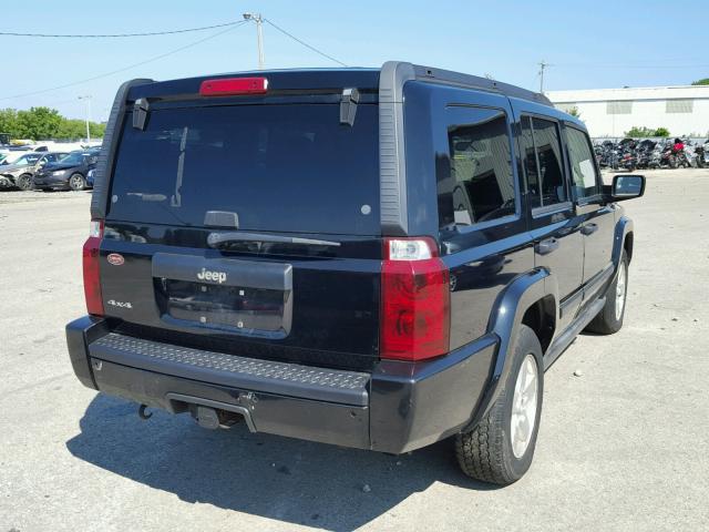 1J8HG48K06C131389 - 2006 JEEP COMMANDER შავი ფოტო 4