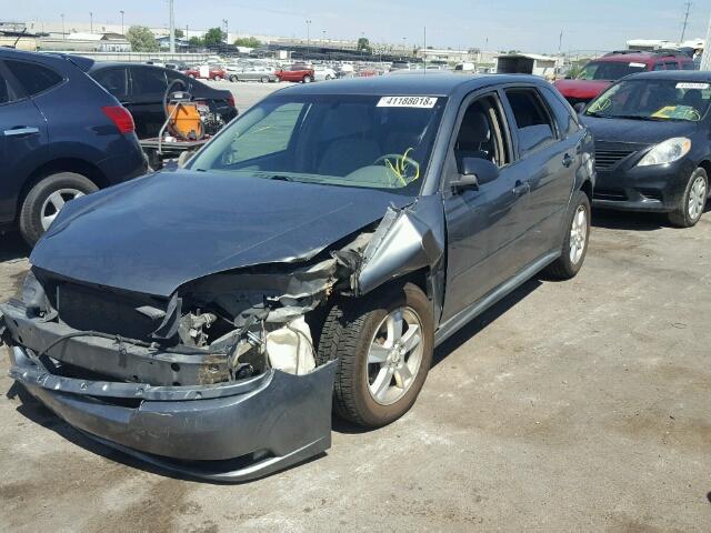 1G1ZT62885F135423 - 2005 CHEVROLET MALIBU MAX CHARCOAL photo 2