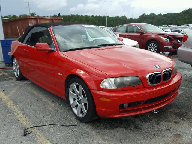 WBABS33483PG89543 - 2003 BMW 325 CI RED photo 1