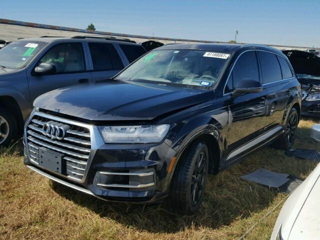 WA1VAAF70HD036251 - 2017 AUDI Q7 PRESTIG BLACK photo 2