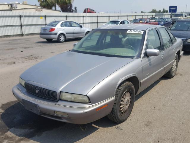 2G4WB52K1T1510894 - 1996 BUICK REGAL CUST SILVER photo 2