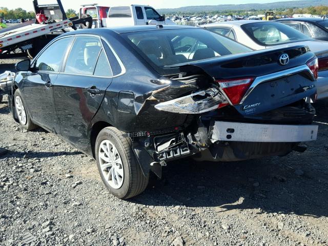 4T4BF1FK4FR458200 - 2015 TOYOTA CAMRY LE შავი ფოტო 3